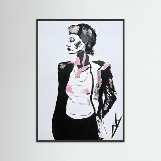 untitled (figure with pink)