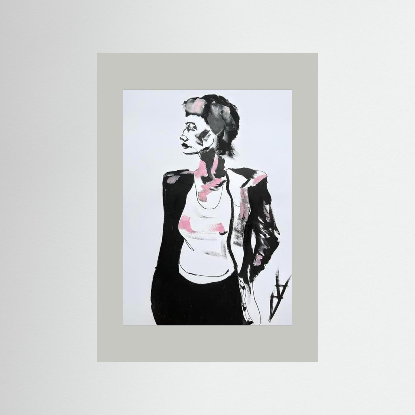 untitled (figure with pink)