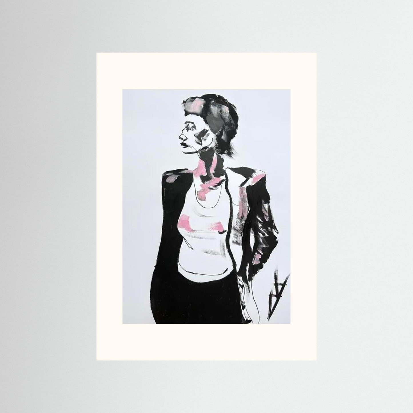 untitled (figure with pink)