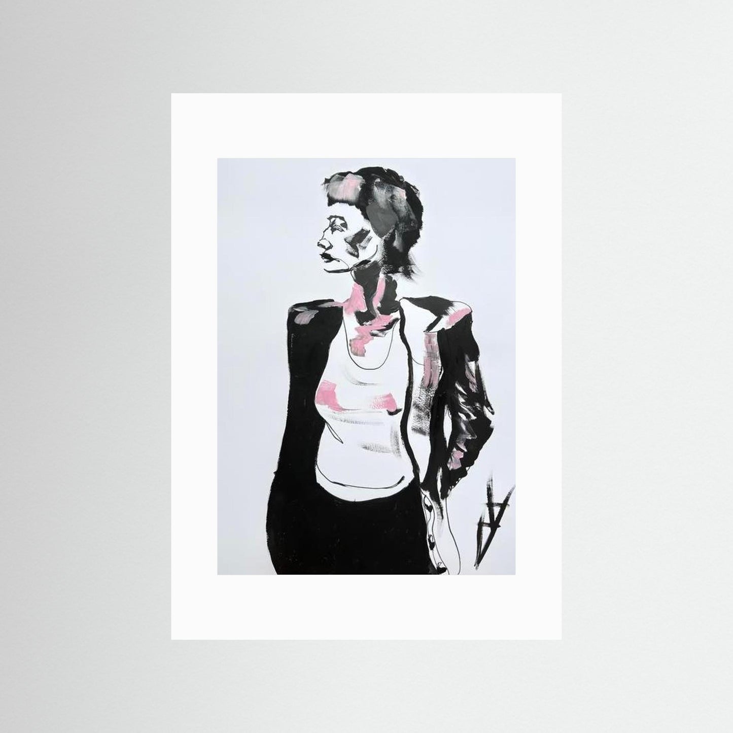 untitled (figure with pink)