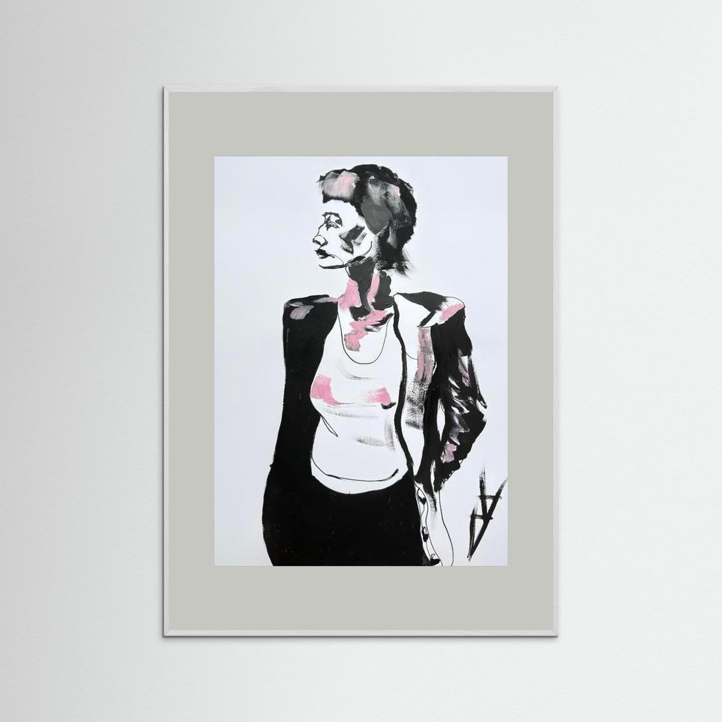 untitled (figure with pink)